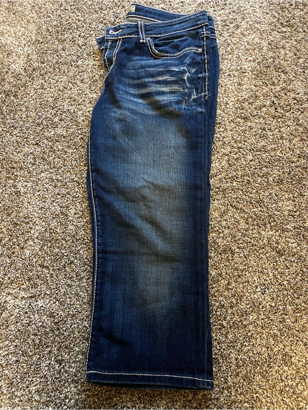 BKE Cropped Dark Wash Jeans